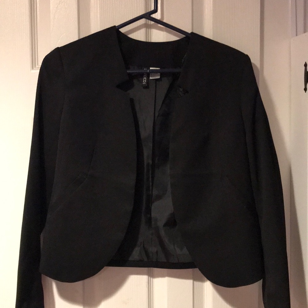 Black suit jacket